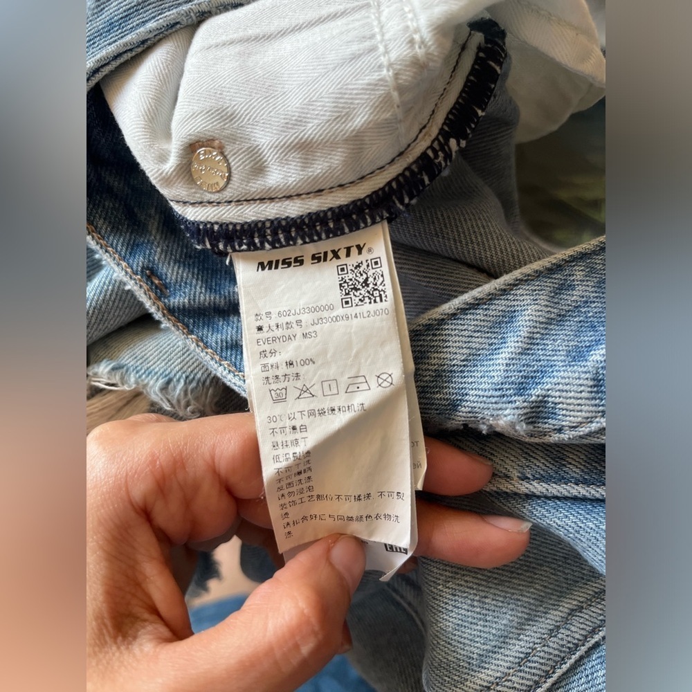 MISS SIXTY Everyday MS3 Light Blue Distressed Jeans - Picture 15 of 16